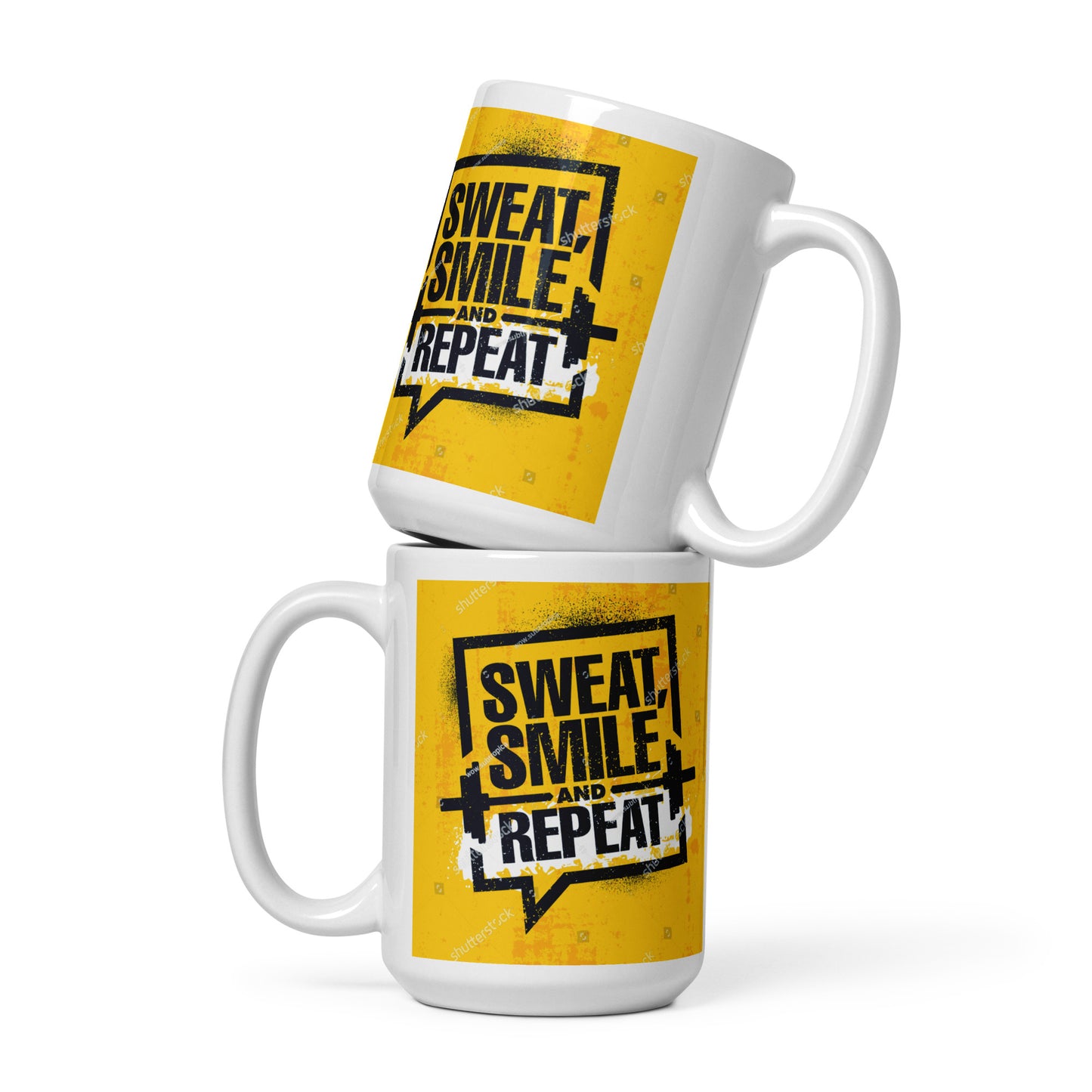 Sweat, Smile and Repeat mug